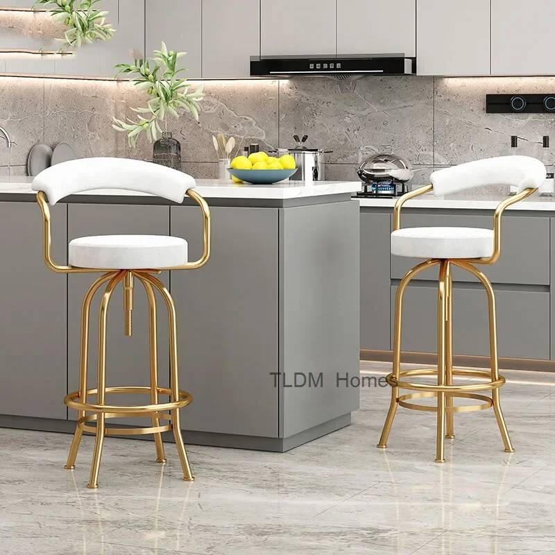 Commercial Kitchen Designer - Orta Yüzyıl Bahçe Mutfak Taburesi Ayarlanabilir