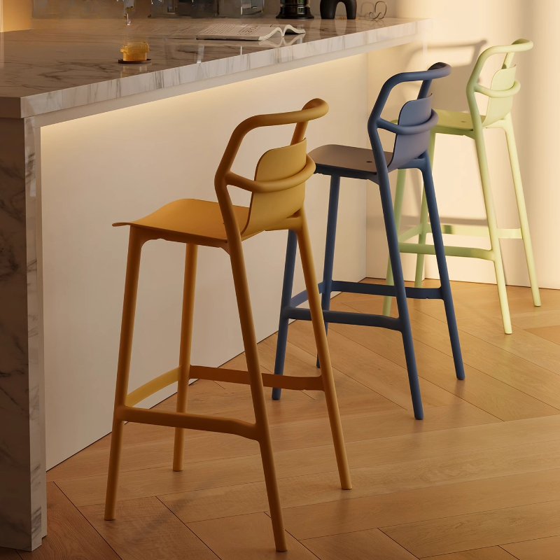 Commercial Kitchen Designer - Tasarımcı Tarzı Bar Tabureleri Kalın Plastik