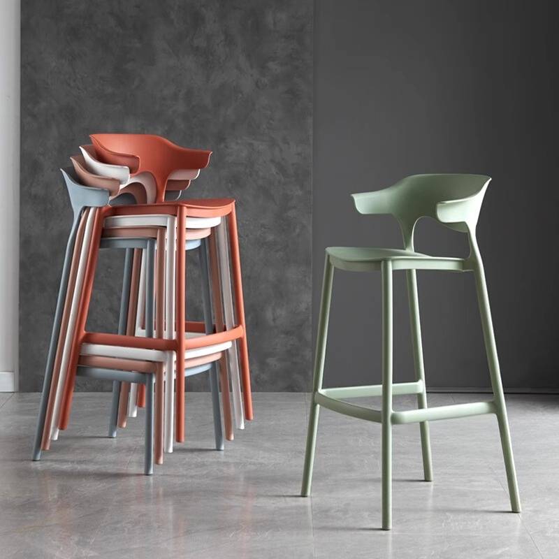 Commercial Kitchen Designer - Tasarım Yeşil Bar Taburesi Sandalye Ticari