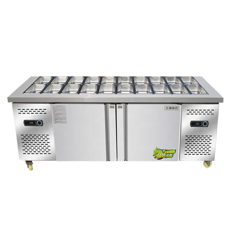 Commercial Kitchen Worktops - Büyük Kapasiteli Tezgah Üstü Dondurucu Ticari