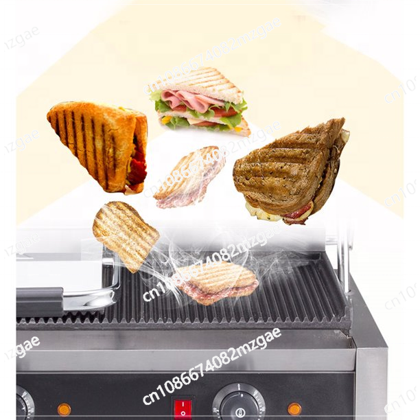Commercial Kitchen Use - Ticari Elektrikli Panini Izgara Makinesi İki