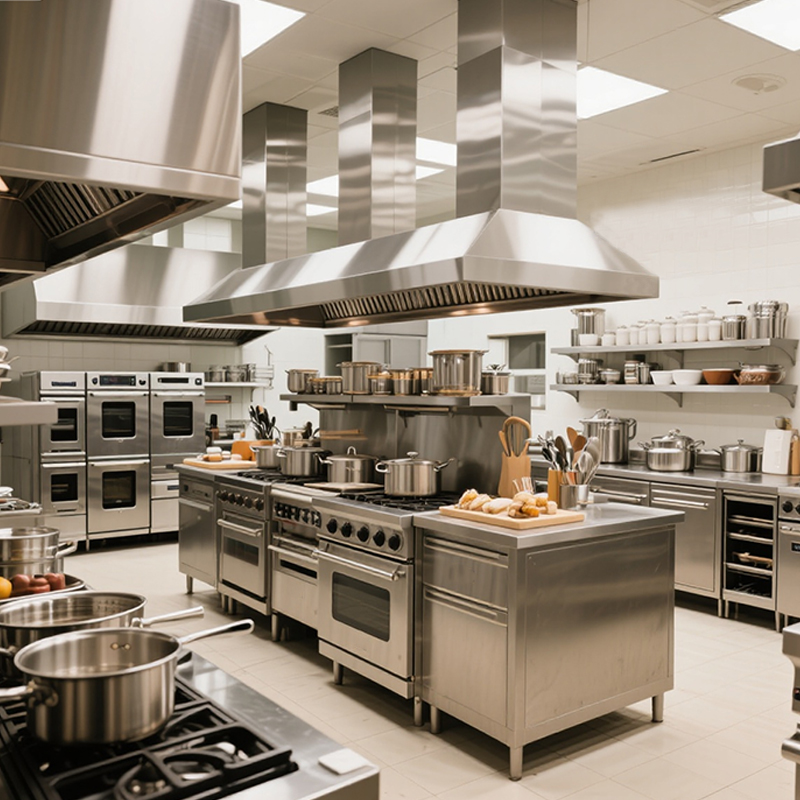 Paslanmaz Çelik Fast Food Ekip - Commercial Kitchen Gas Line incelemesi ve fiyatı
