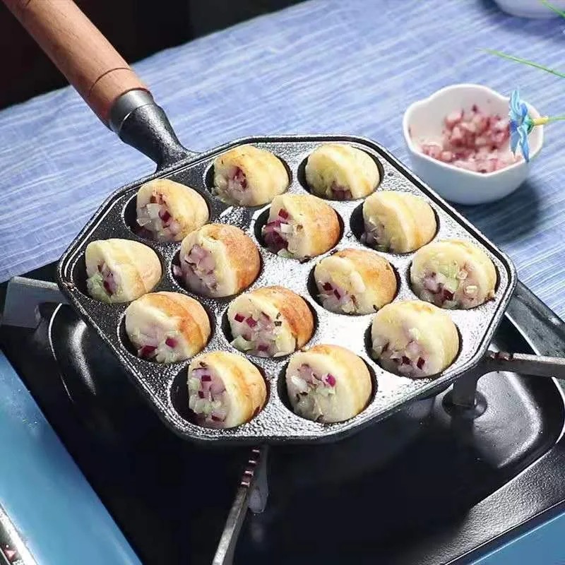 Pişirme Takoyaki Pan 14 delik  - Commercial Kitchen Appliance incelemesi ve fiyatı