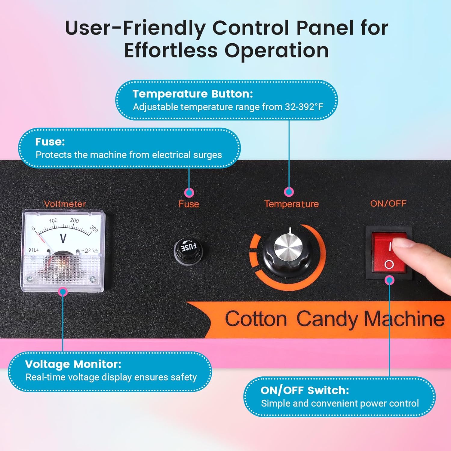 MHT2 Elektrikli Pamuk Şeker Ma - Candy Floss Machine Commercial incelemesi ve fiyatı
