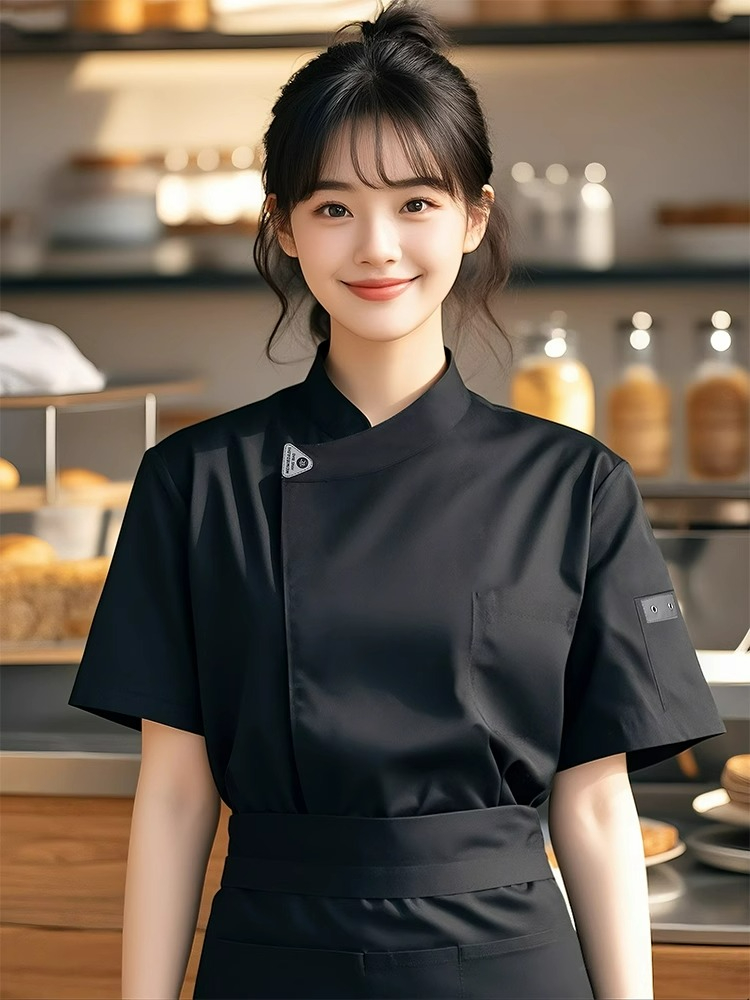 Şef Ceket Kadın Kısa Kollu Mut - Commercial Kitchen Services incelemesi ve fiyatı