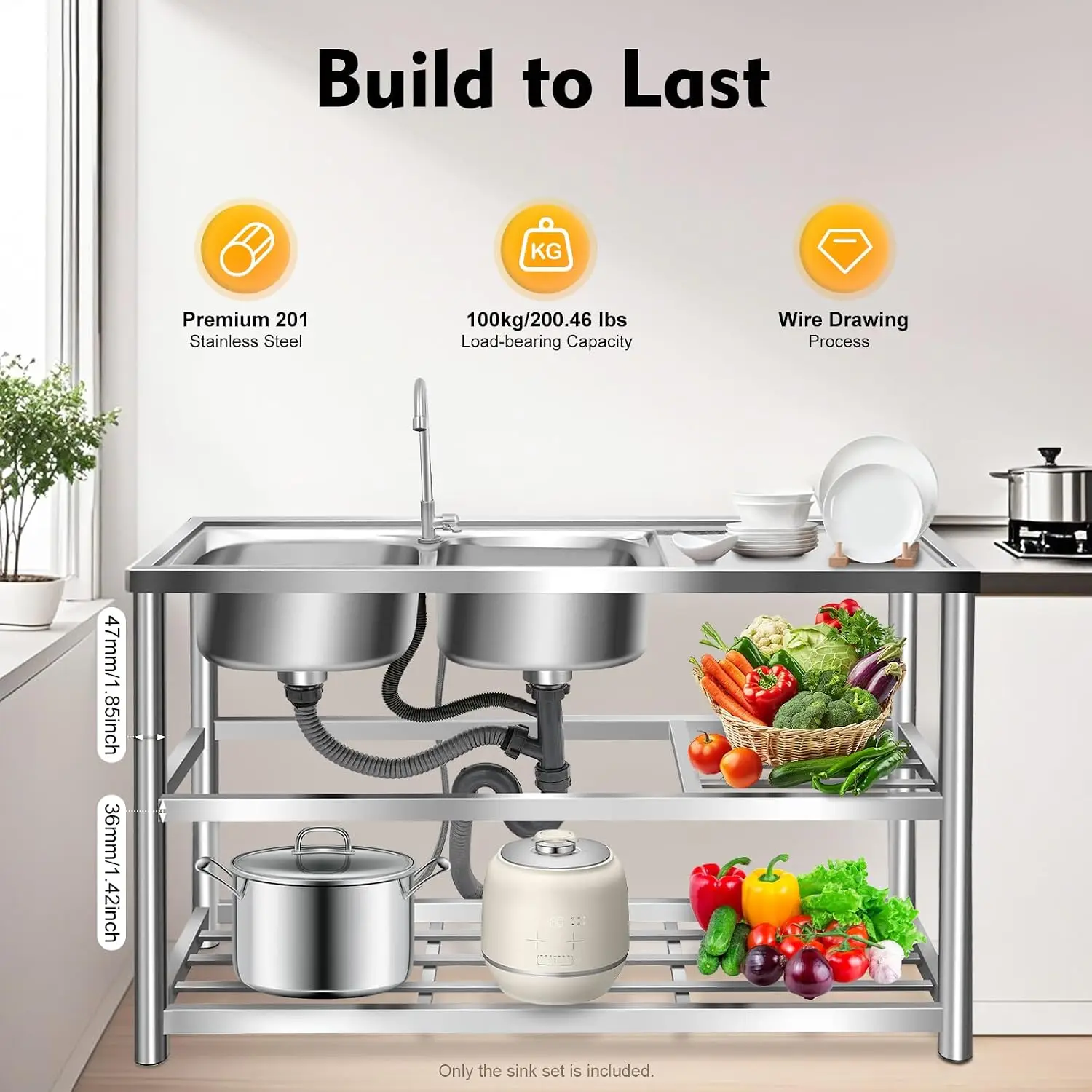 Mutfakta Serbest Duran Hazırlı - Commercial Kitchen Worktops incelemesi ve fiyatı