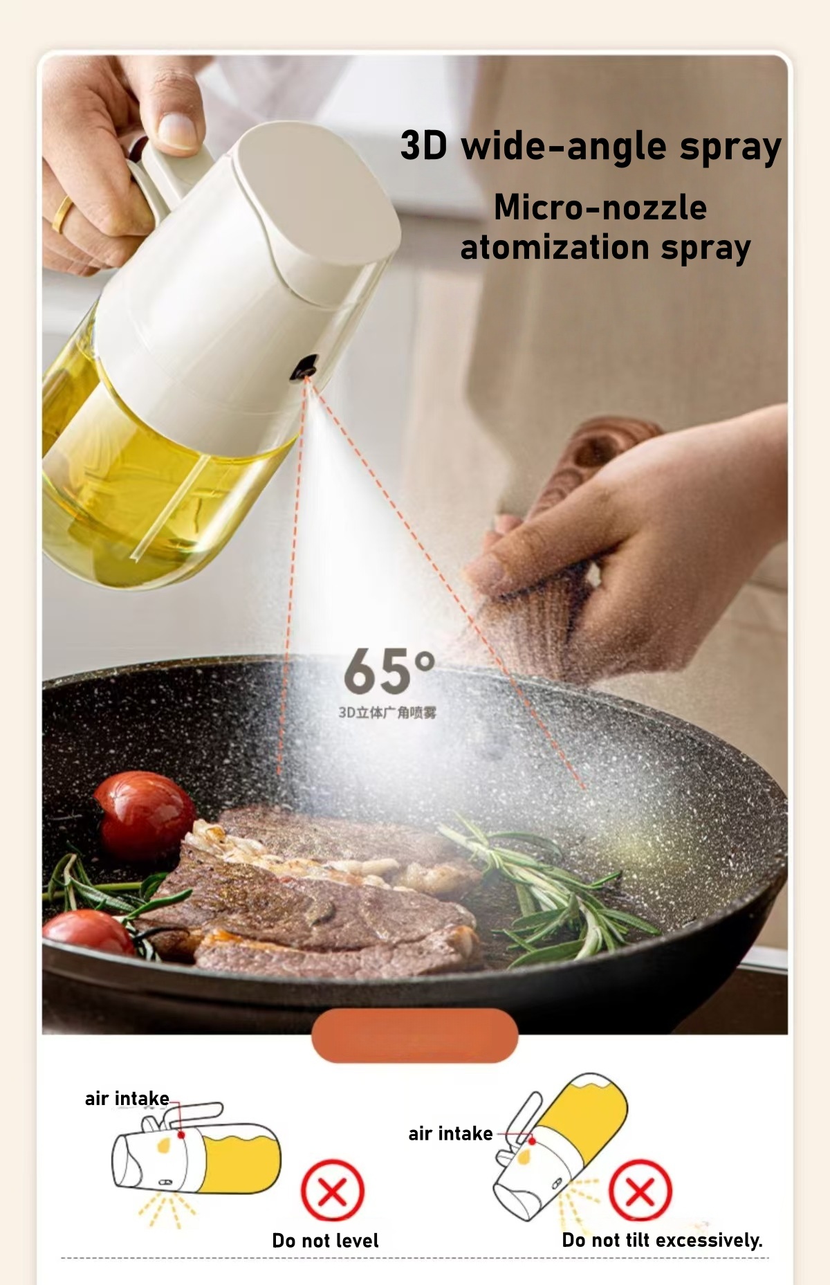 Ev İçin Yağ Sprey Şişesi, Gıda - Commercial Kitchen Sprayer incelemesi ve fiyatı