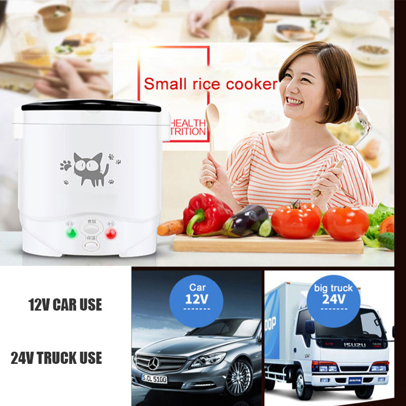 12V 24V Mini pirinç ocak araba - Commercial Rice Cooker incelemesi ve fiyatı
