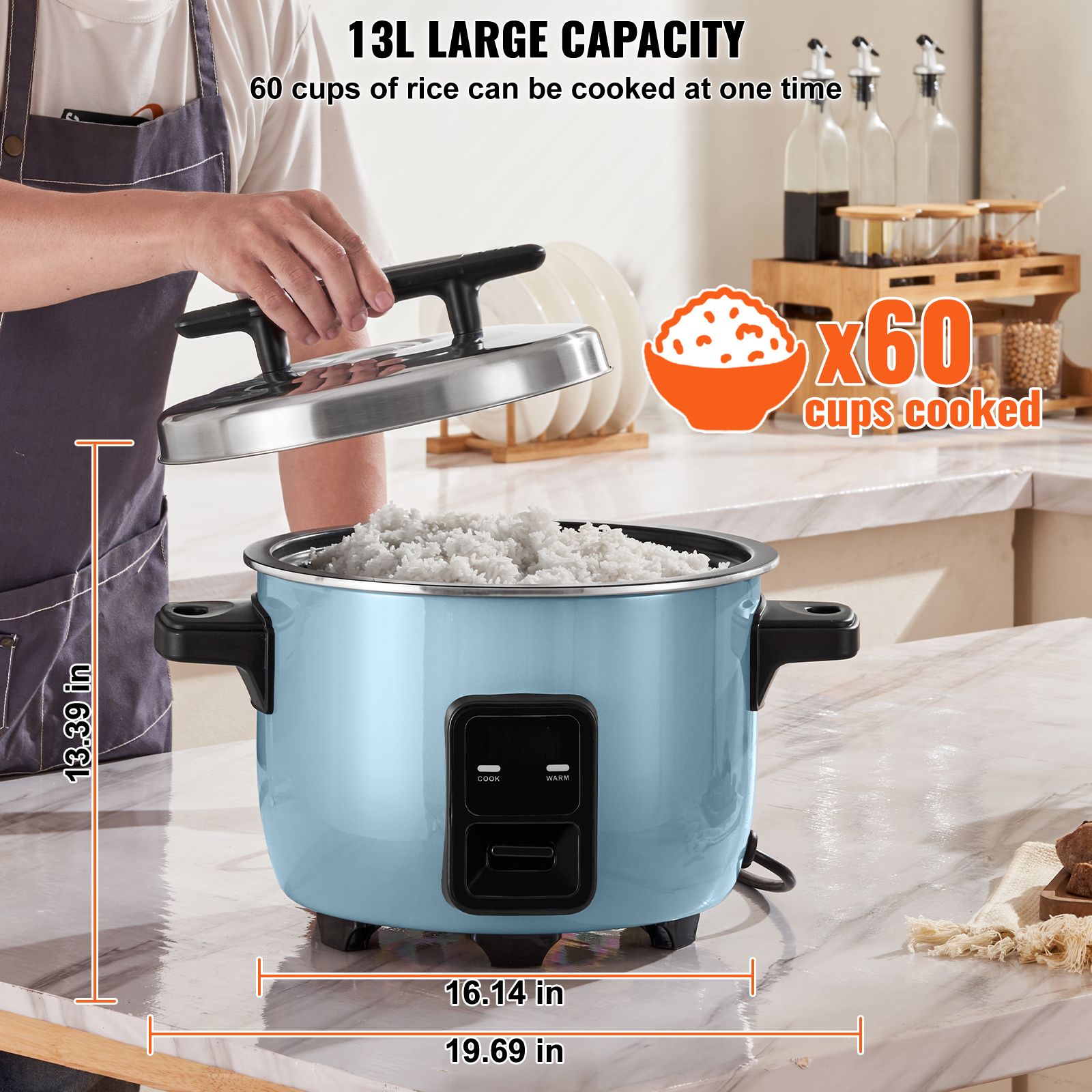 Ticari Pirinç Pişirici, 60 Fin - Commercial Rice Cooker incelemesi ve fiyatı