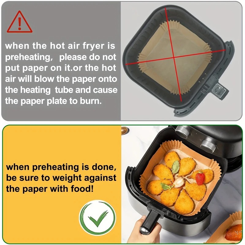 Hava Fritözü Kağıt Kaplamaları - Commercial Kitchen Appliance incelemesi ve fiyatı