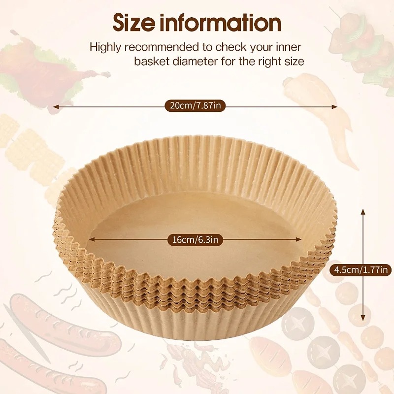 Hava Fritözü Kağıt Kaplamaları - Commercial Kitchen Appliance incelemesi ve fiyatı
