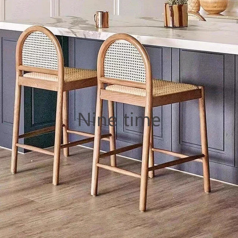Masif Ahşap Rattan Mutfak Bar  - Commercial Kitchen Designer incelemesi ve fiyatı